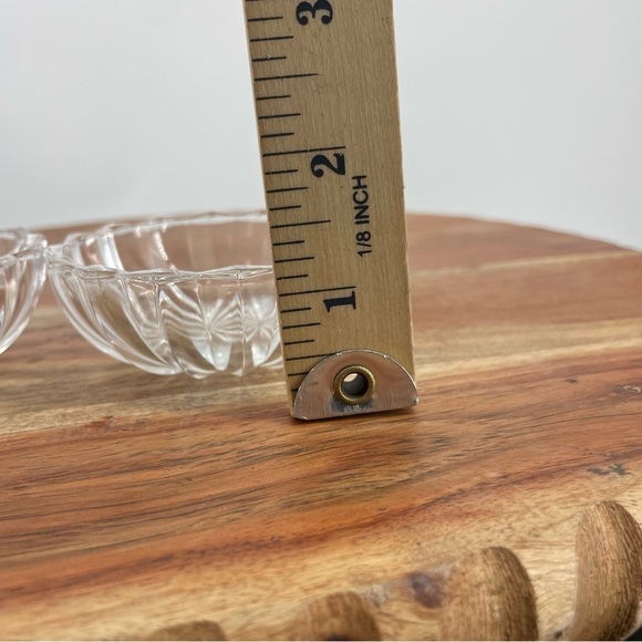 Mikasa Sunbeam Condiment Bowls clear glass - Picture 4 of 5